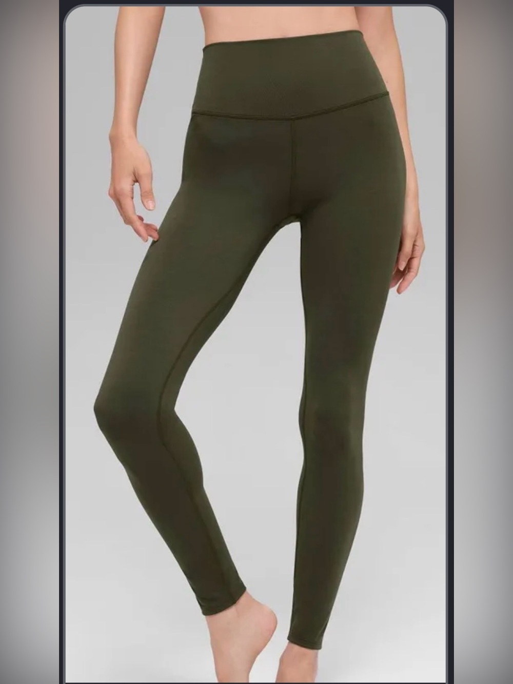 Lululemon High-Waist Olive/Army Green Align Leggings
